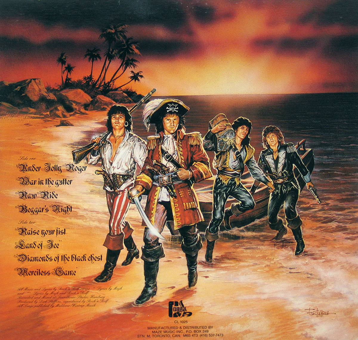 High Resolution Photo running wild under jolly roger Vinyl Record